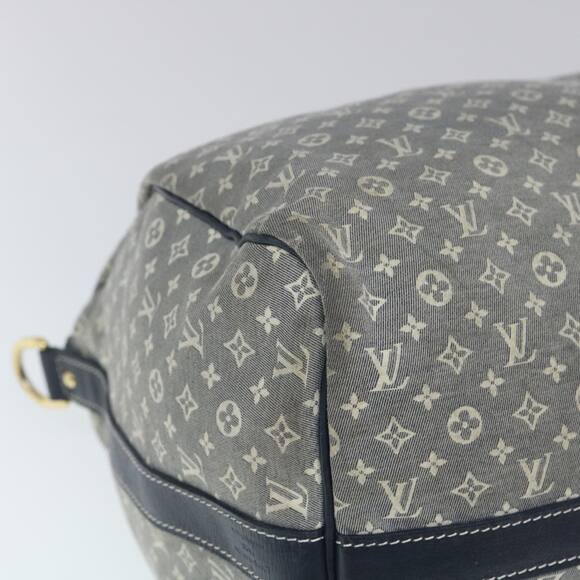 LOUIS VUITTON Monogram Idylle Speedy Voyage Boston Bag Navy M56706 - Picture 9 of 16